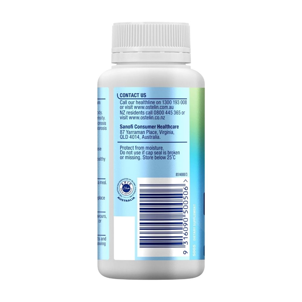 Ostelin Calcium & Vitamin D3 Tablets – Bones + Immunity | 130 Pack
