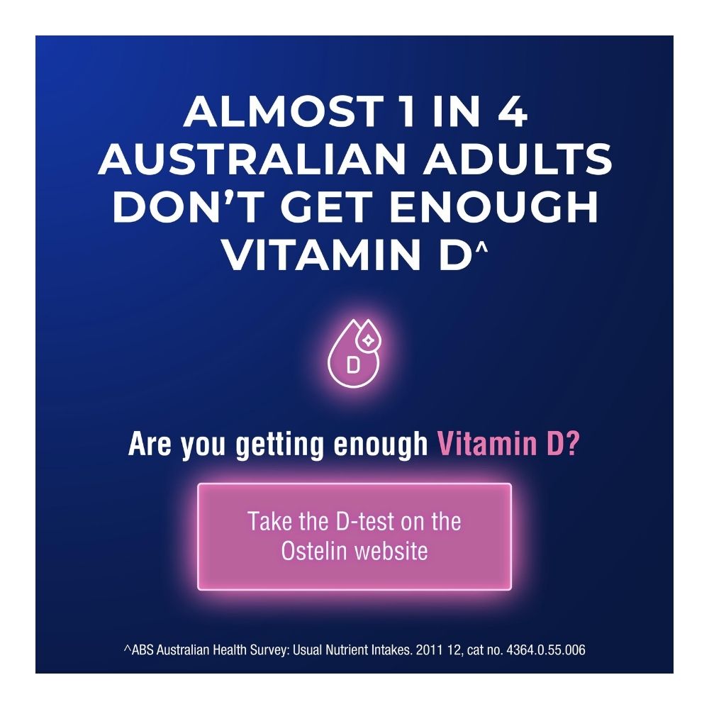 Ostelin Calcium & Vitamin D3 Tablets – Bones + Immunity | 130 Pack