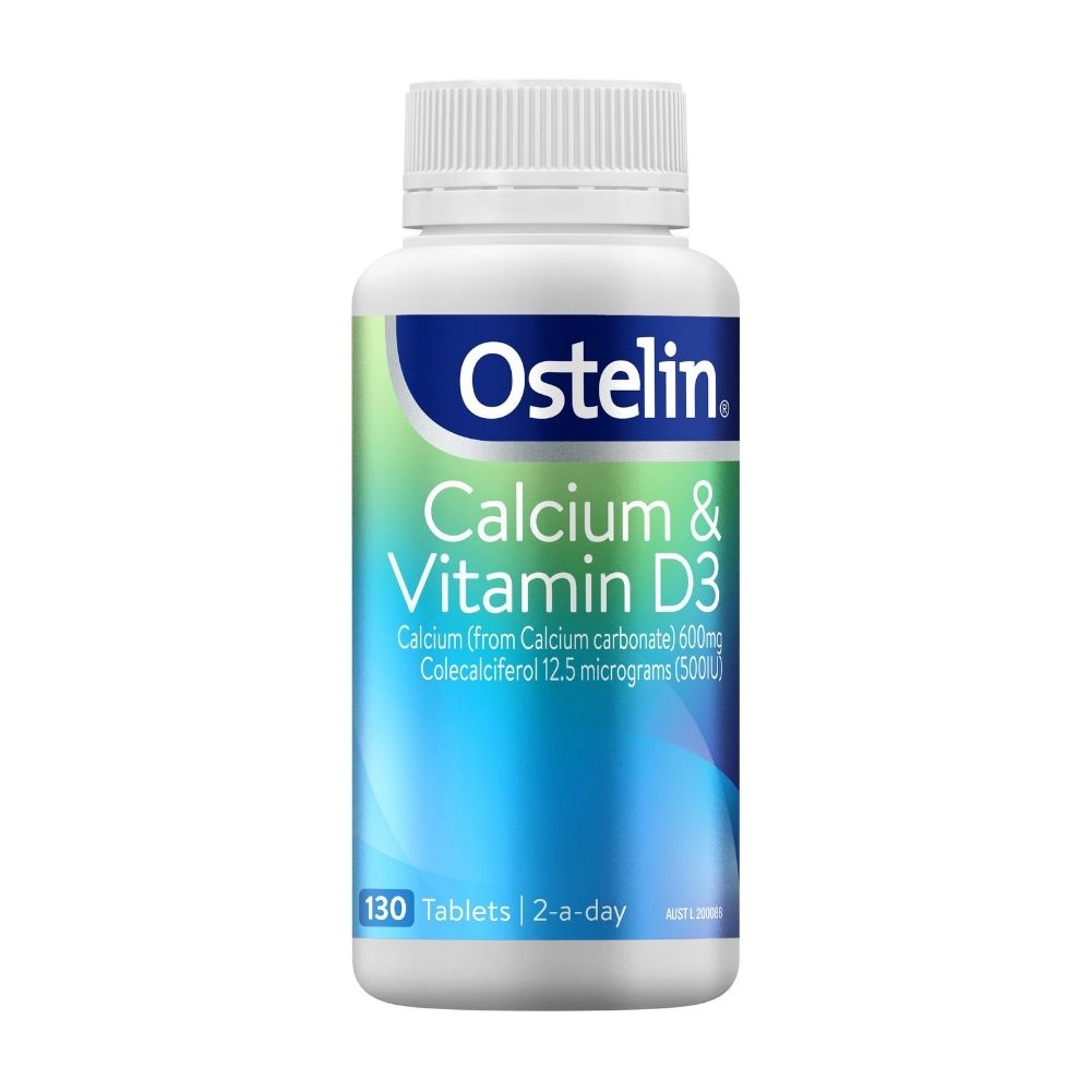 Ostelin Calcium & Vitamin D3 Tablets – Bones + Immunity | 130 Pack