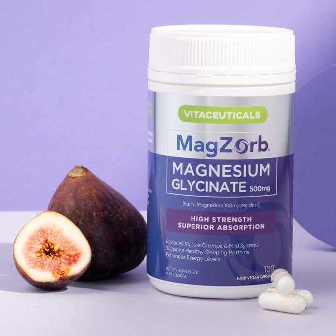 Vitaceuticals Magzorb Magnesium Glycinate Tablets 500mg 100 tablets