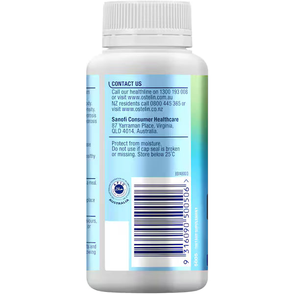 Ostelin Calcium & Vitamin D3 Tablets – Bones + Immunity | 130 Pack